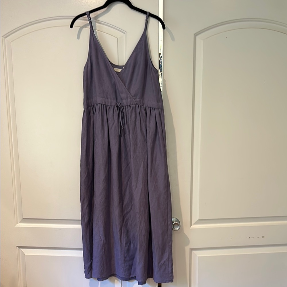 Christy Dawn LINEN Lavender Sleeveless Dress